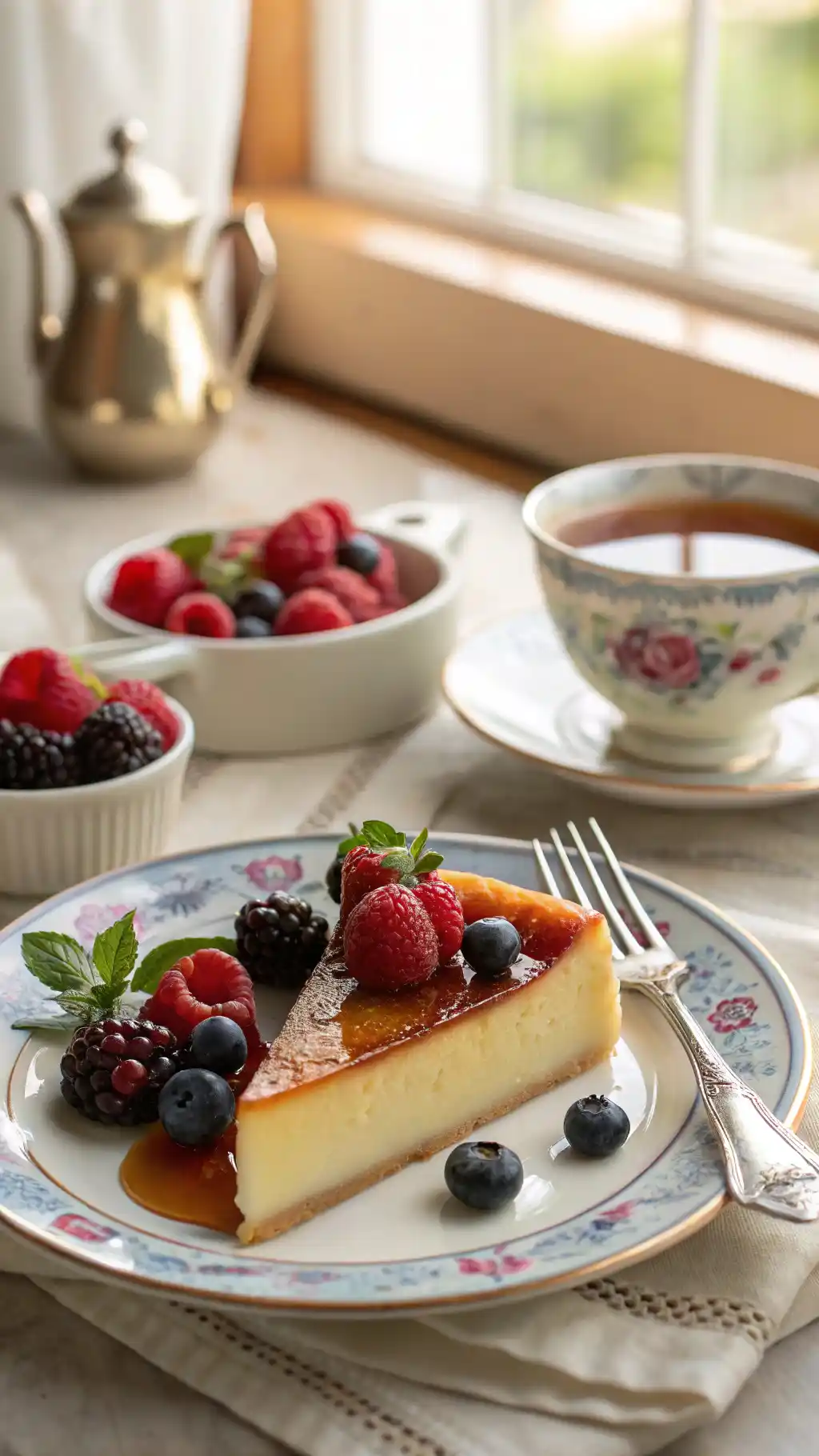 French Flan With Berries