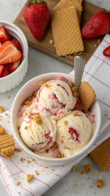 Strawberry Cheesecake Ice Cream