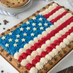 Flag Chocolate Cookie Cake