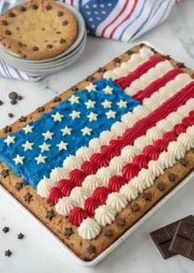 Flag Chocolate Cookie Cake