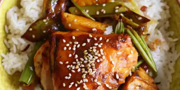 Sheet-Pan Miso Chicken and Vegetables