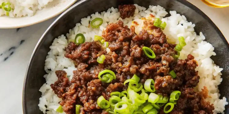 Easy Korean Beef Bowl (Bulgogi Style)