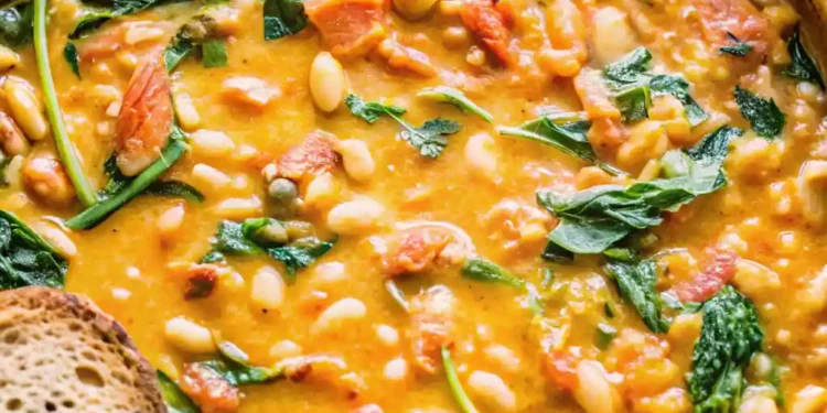 Creamy Tomato White Bean Stew