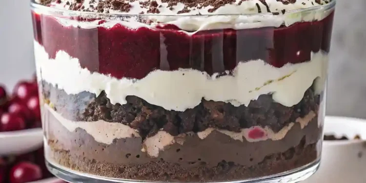 Easy Black Forest Trifle