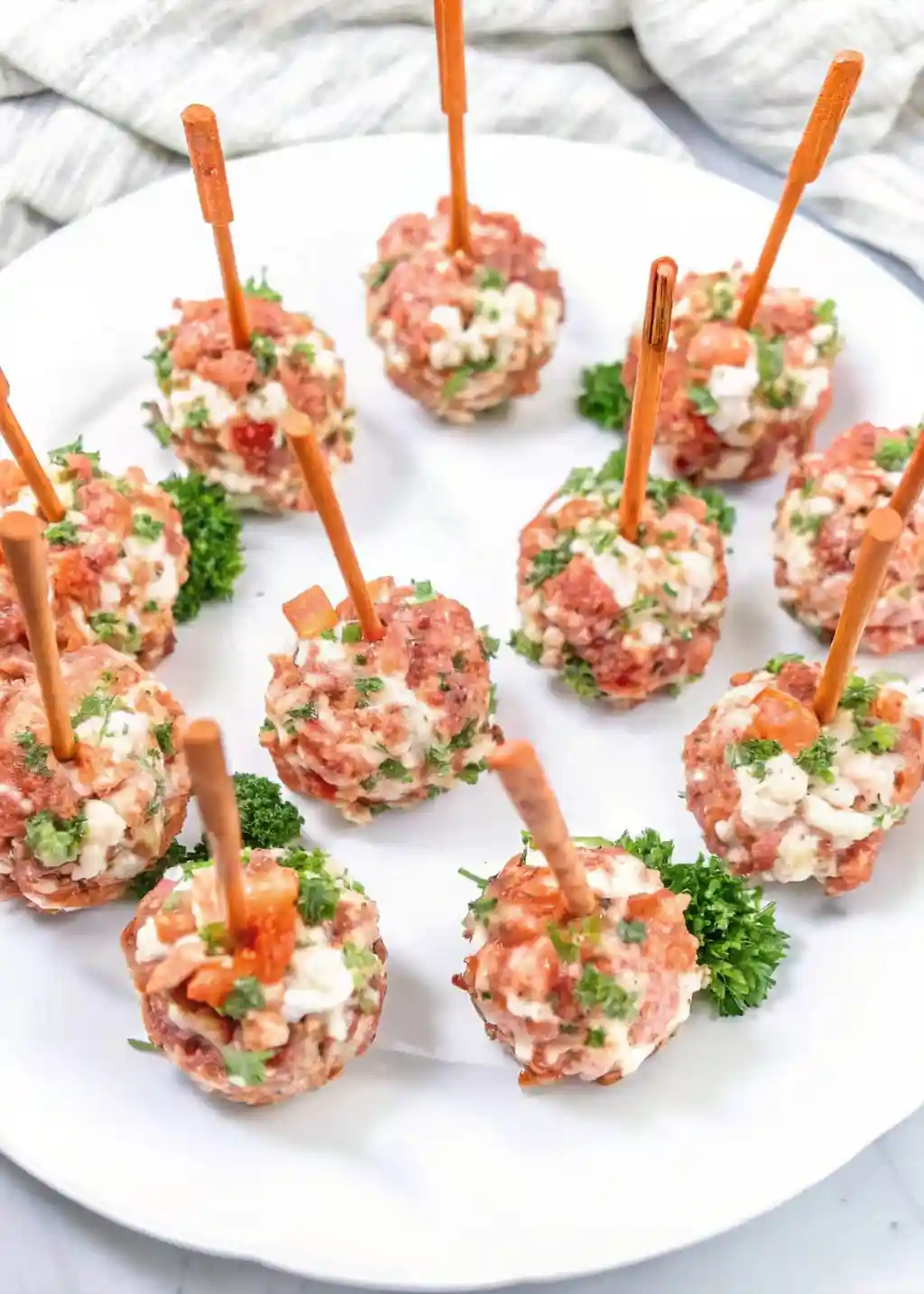 Mini bacon ranch cheese balls