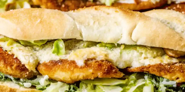 Chicken Caesar sandwich
