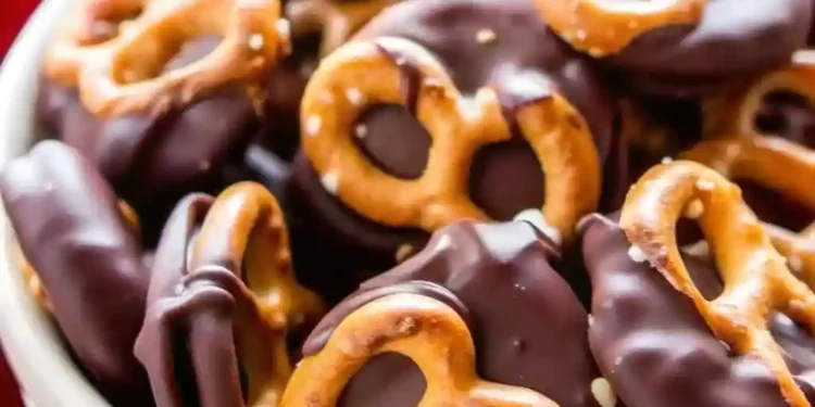Chocolate Dipped Peanut Butter Pretzels