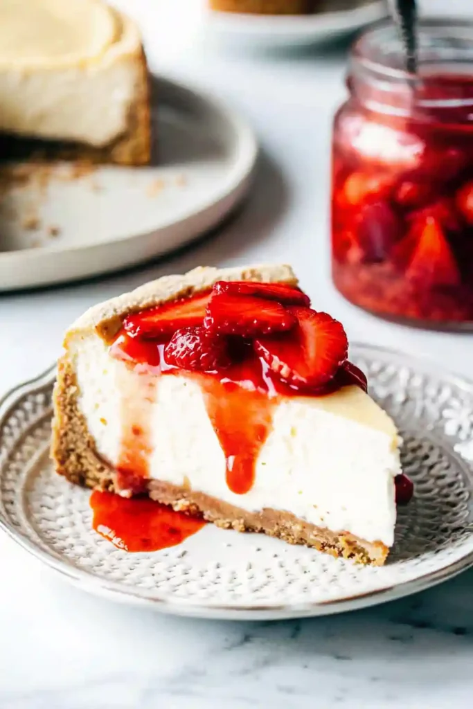 New York style cheesecake