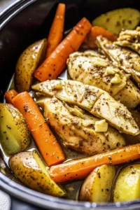 slow cooker garlic butter chicken
