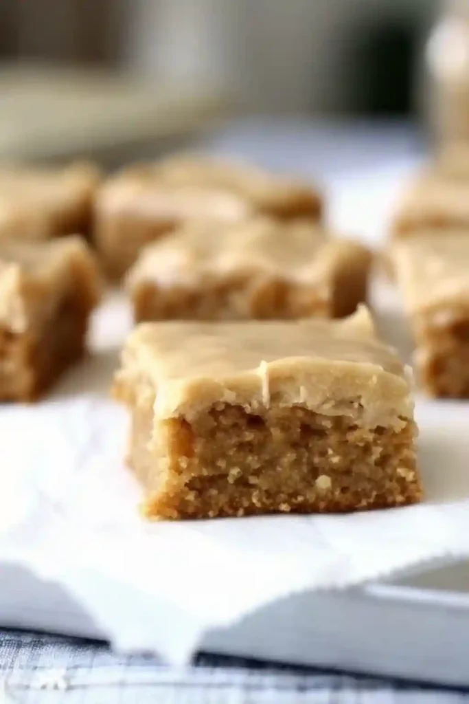 Banana blondies
