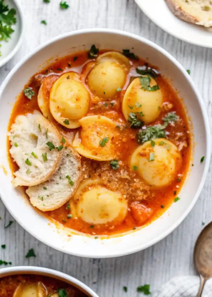 ravioli soup