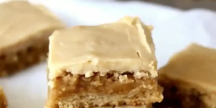 Banana blondies