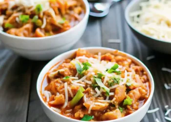 slow cooker chicken parmesan soup