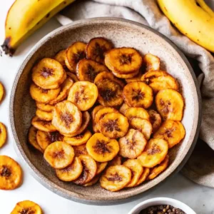 Baked Banana Chips
