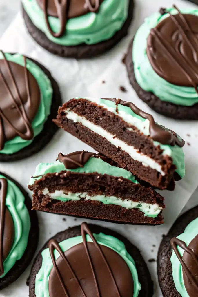 Chocolate Mint Cookies