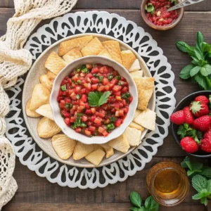 Strawberry Balsamic Salsa