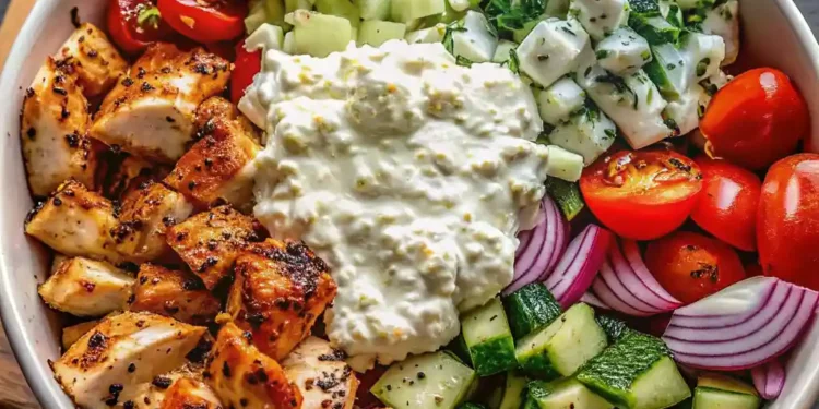 Greek Chicken Bowls