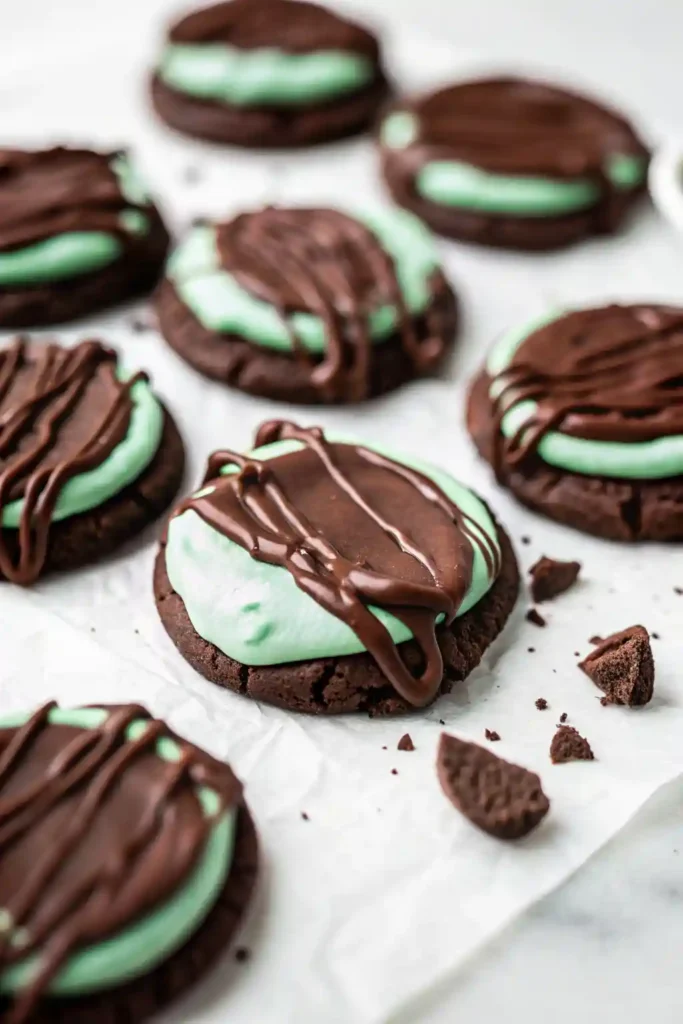 Chocolate Mint Cookies