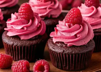 Chocolate Raspberry Cupcakes
