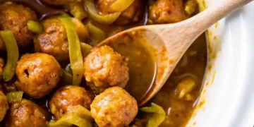Savory Crockpot Mississippi Meatballs (The Ultimate 5-Ingredient Appetizer)