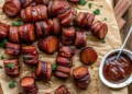 Maple BBQ Hasselback Kielbasa Bites (The Ultimate Savory Party Appetizer)