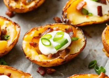 Crispy Loaded Potato Skins (The Ultimate Gourmet Game Day Recipe)