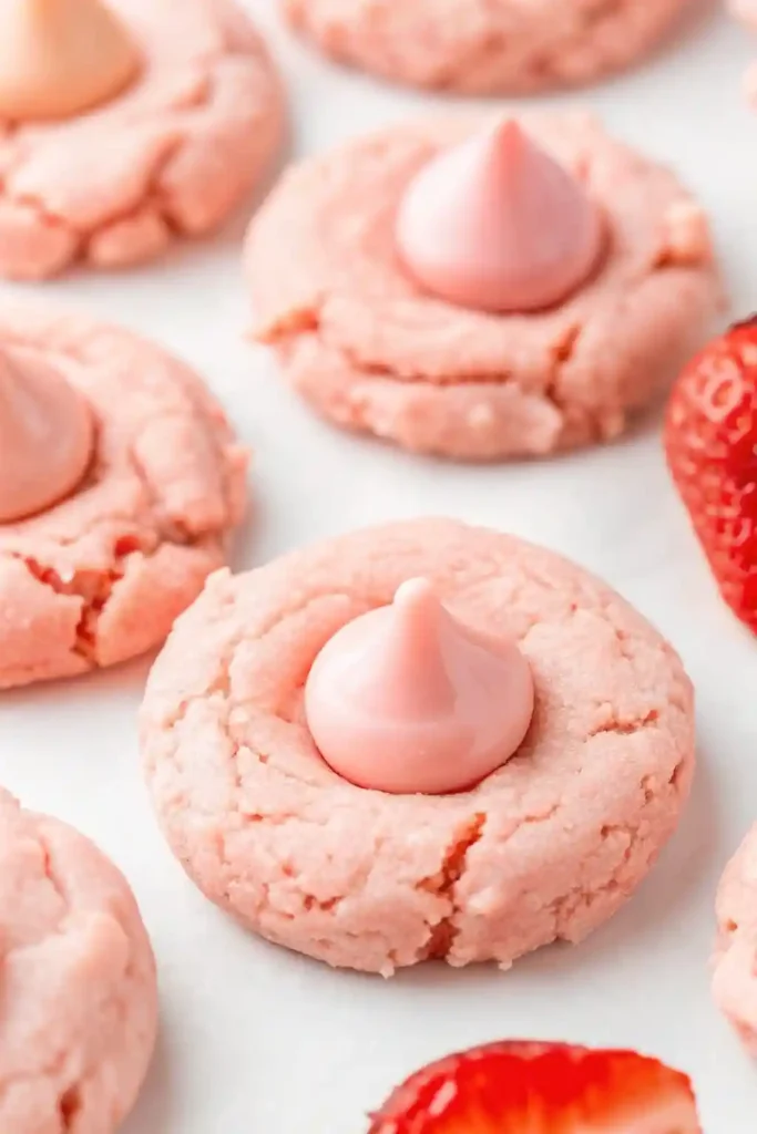 Strawberry Kiss Cookies