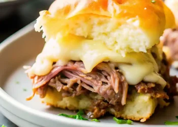 Savory French Dip Sliders (The Ultimate Baked Roast Beef Recipe)