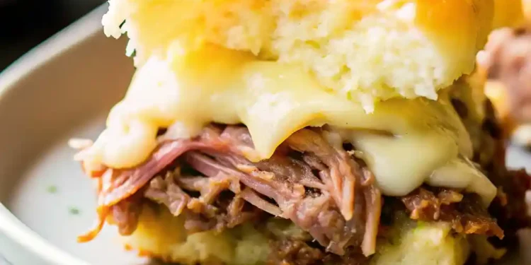 Savory French Dip Sliders (The Ultimate Baked Roast Beef Recipe)