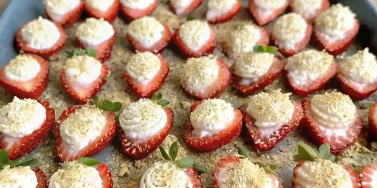 Deviled Strawberries (The Ultimate Cheesecake Stuffed Berry Recipe)