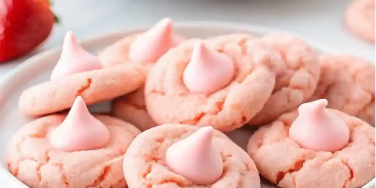 Strawberry Kiss Cookies