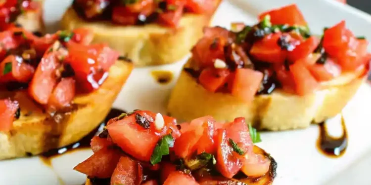 Authentic Tomato Bruschetta (The Ultimate Crispy & Zesty Italian Antipasto)